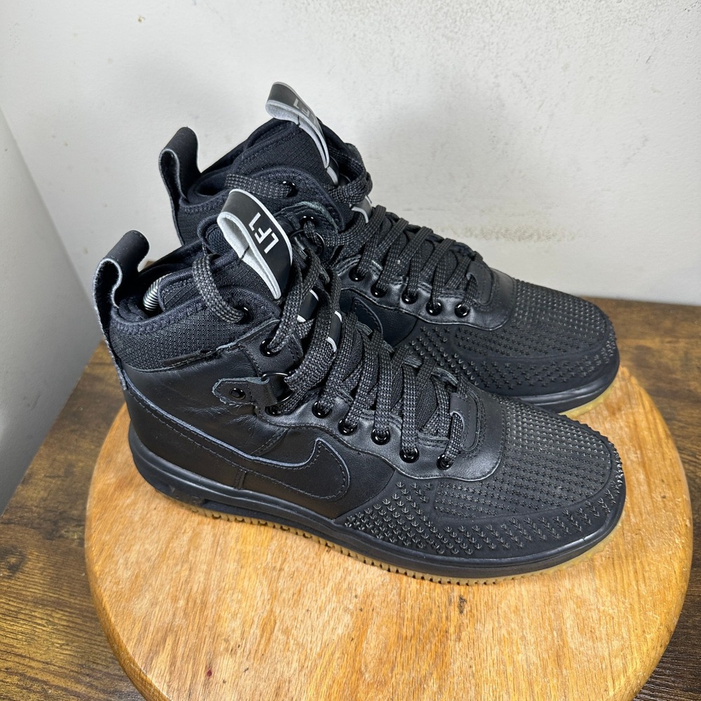 Nike Lunar Force 1 Duckboot Mens 8.5 Black Gum Winter Boots 805899-003